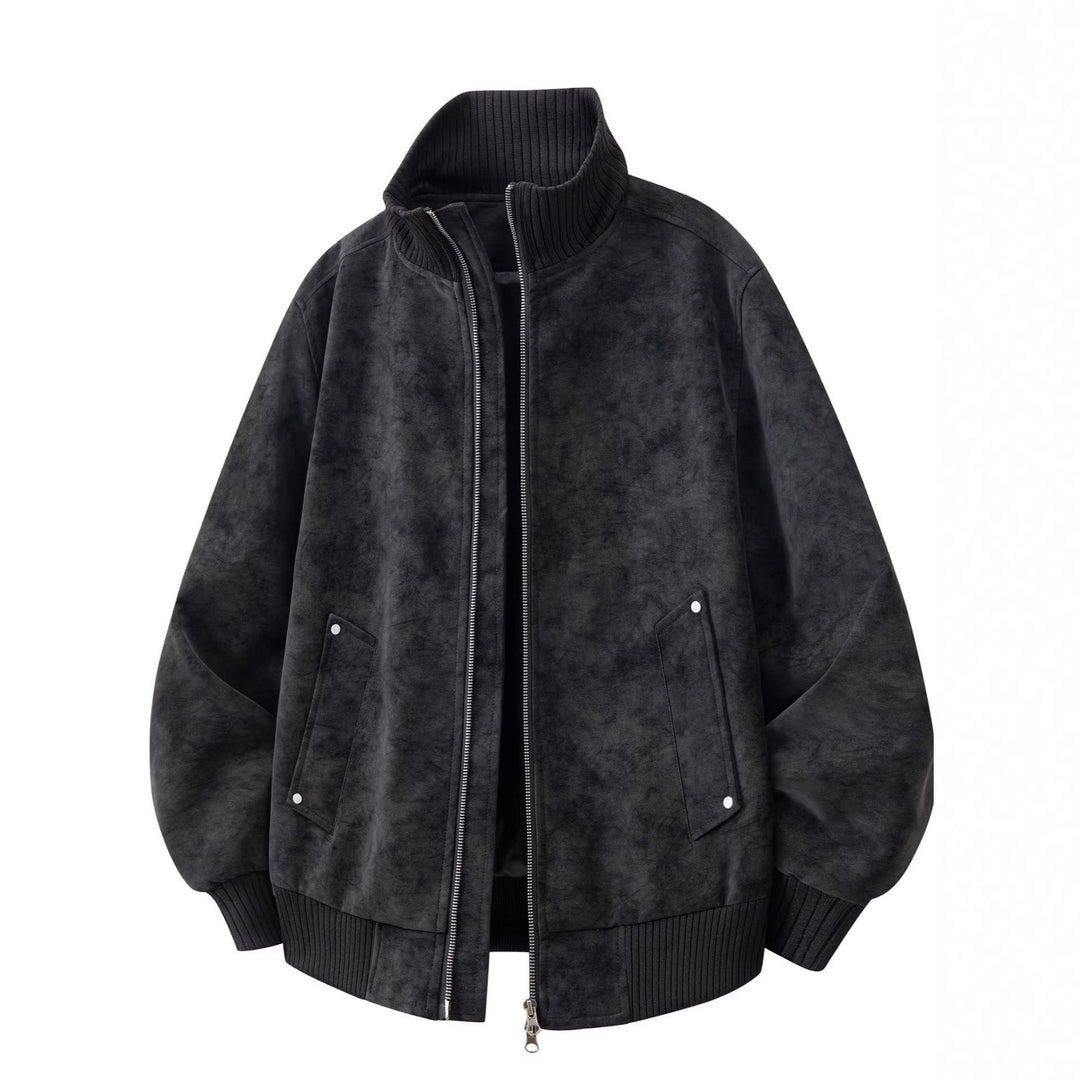 Capo spalla uomo: bomber con collo a imbuto, design moderno e versatile per ogni outfit.