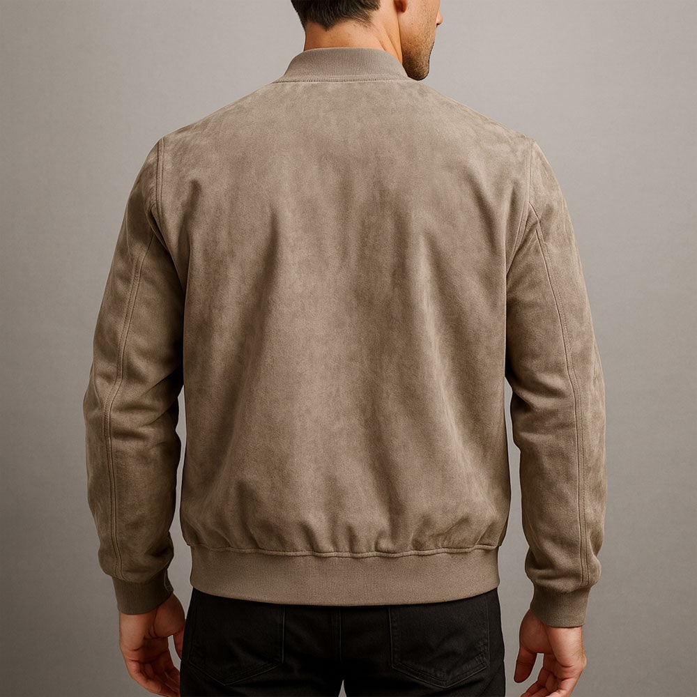 Giacca bomber uomo casual-elegante, vestibilità moderna, tessuto di qualità. Ideale per la moda maschile.