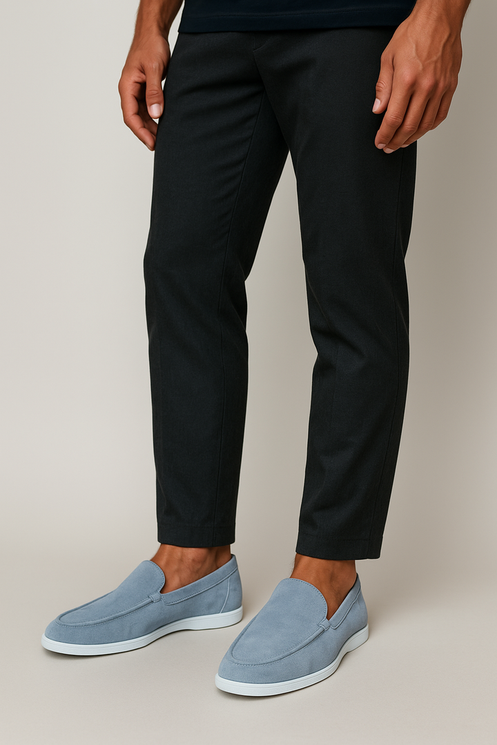 Calzature eleganti uomo slip-on, mocassino in pelle di alta qualità per un comfort superiore e stile distintivo.