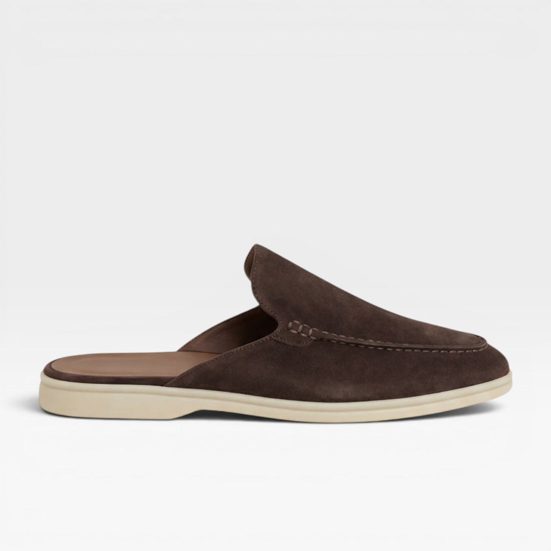 Mocassini uomo casual-eleganti, slip-on con design punta mocassino per un comfort estivo.