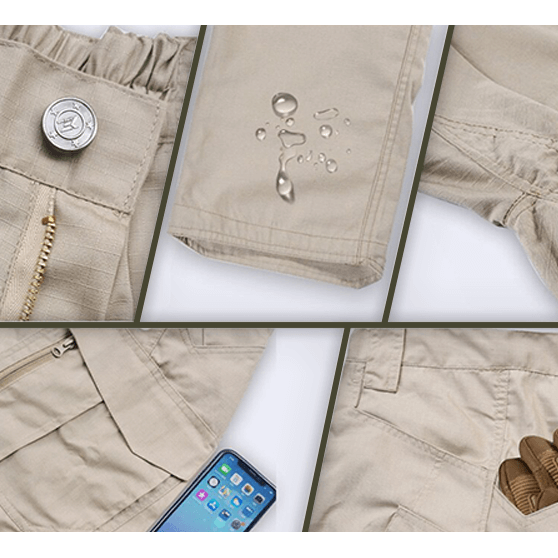 Pantaloni uomo resistenti e robusti, cargo tattici, perfetti per lavoro e attività outdoor, anti-usura.