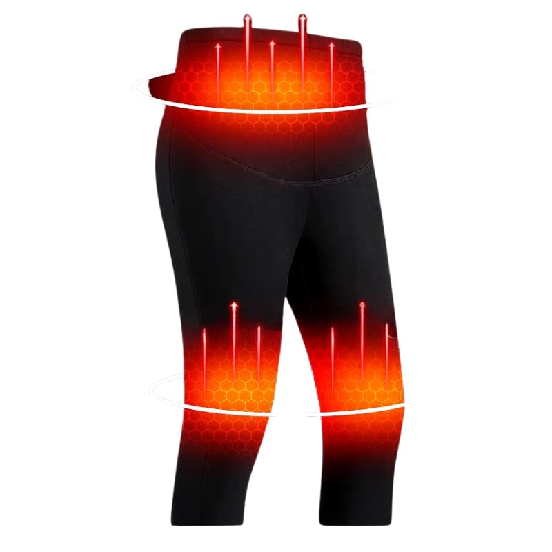Pantaloni termici riscaldati USB da uomo, ideali per calore invernale e comfort outdoor. Perfetti per sport sulla neve.