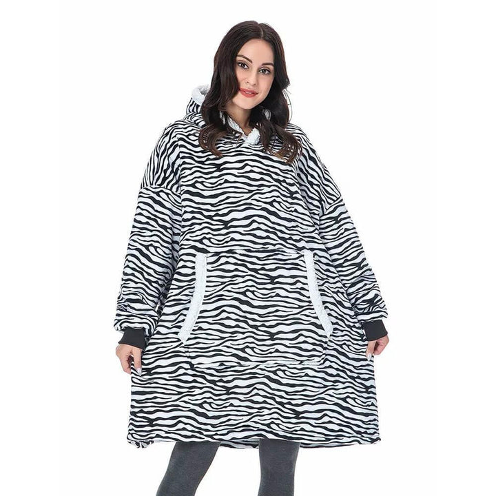 Unica felpa coperta oversize uomo, il capo perfetto per affrontare l'inverno con stile e calore.