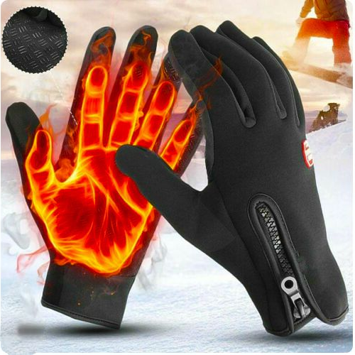 Guanti ciclismo invernali uomo impermeabili, touchscreen e termici per sport bici.
