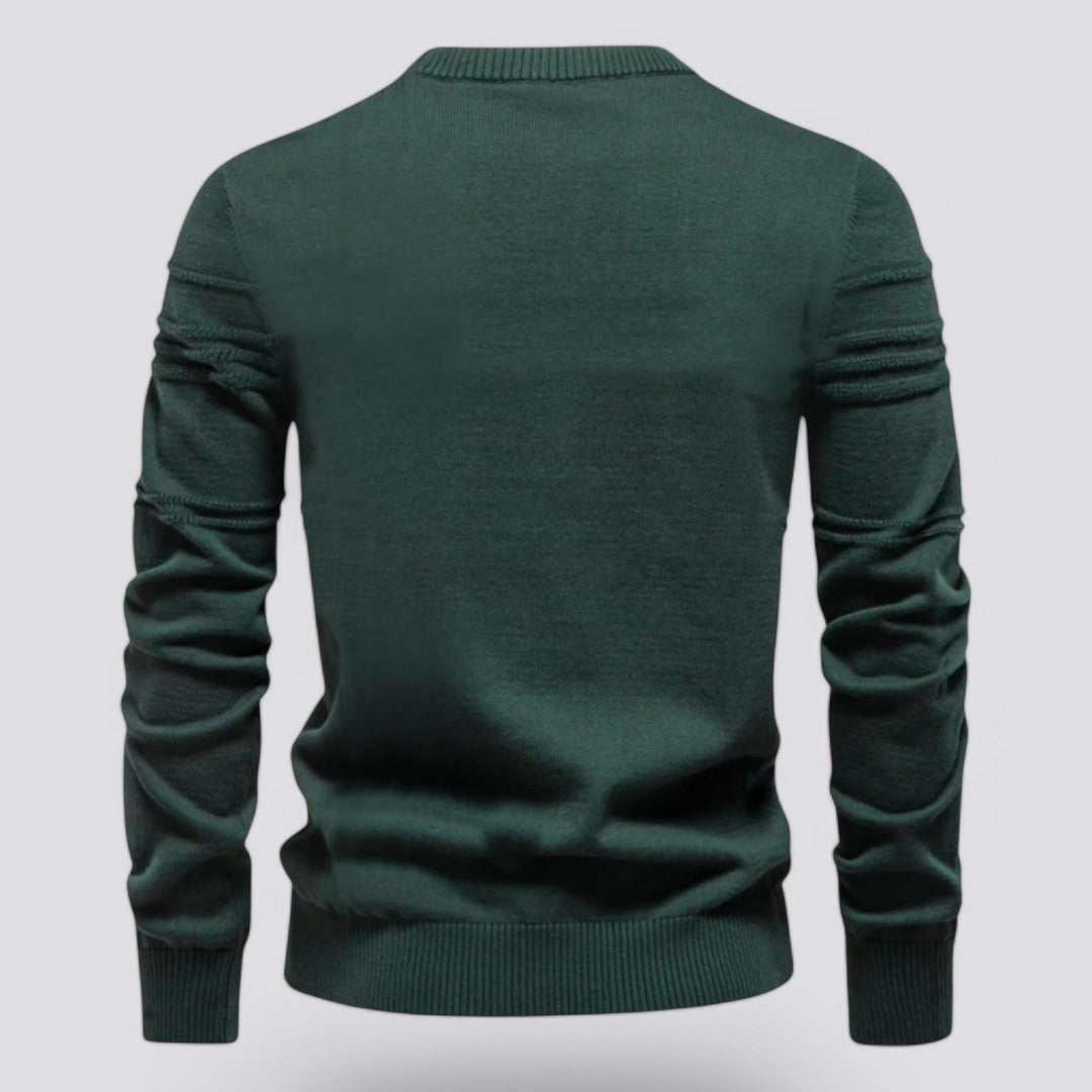 Maglione uomo elegante casual, perfetto per un look versatile quotidiano.