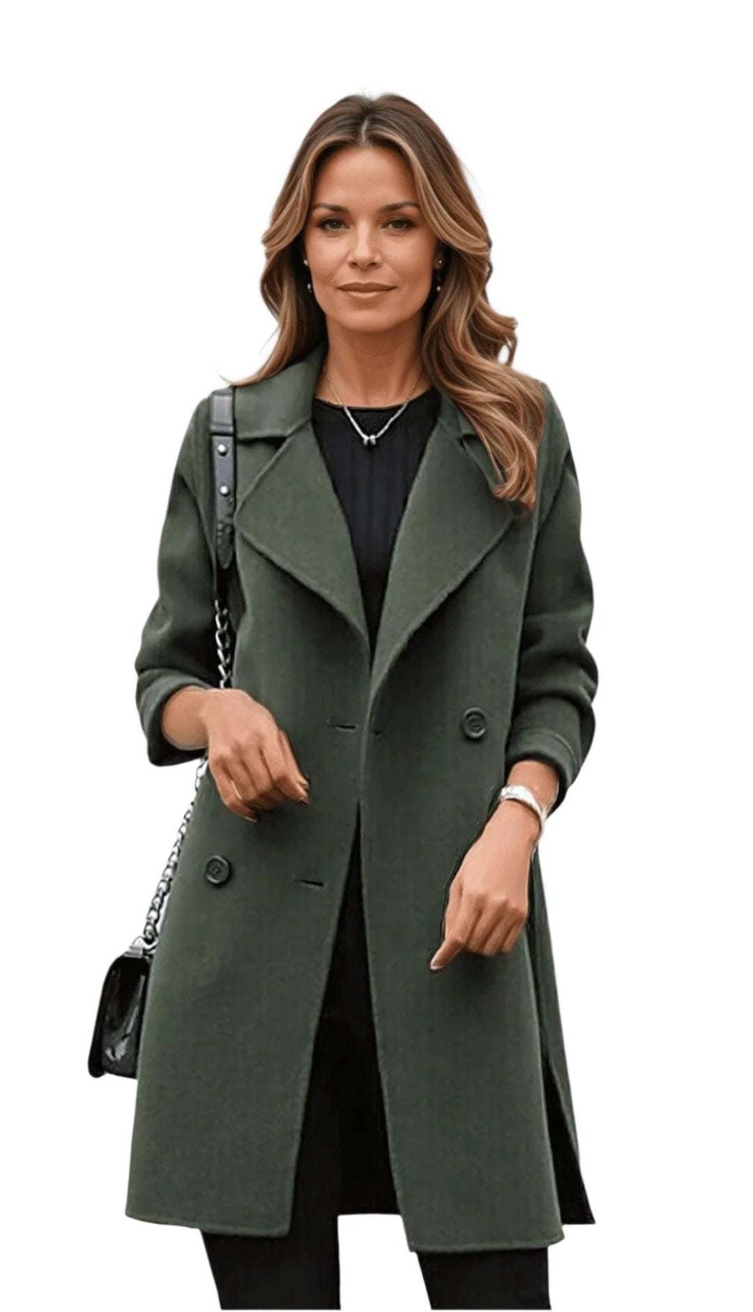 Trench classico donna doppiopetto beige per look autunnali ed eleganti. Capospalla versatile e senza tempo.