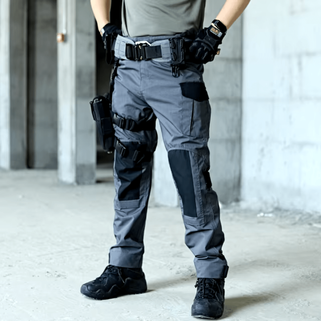 Pantaloni da lavoro uomo cargo, resistenti e comodi. Perfetti per attività outdoor e uso quotidiano.