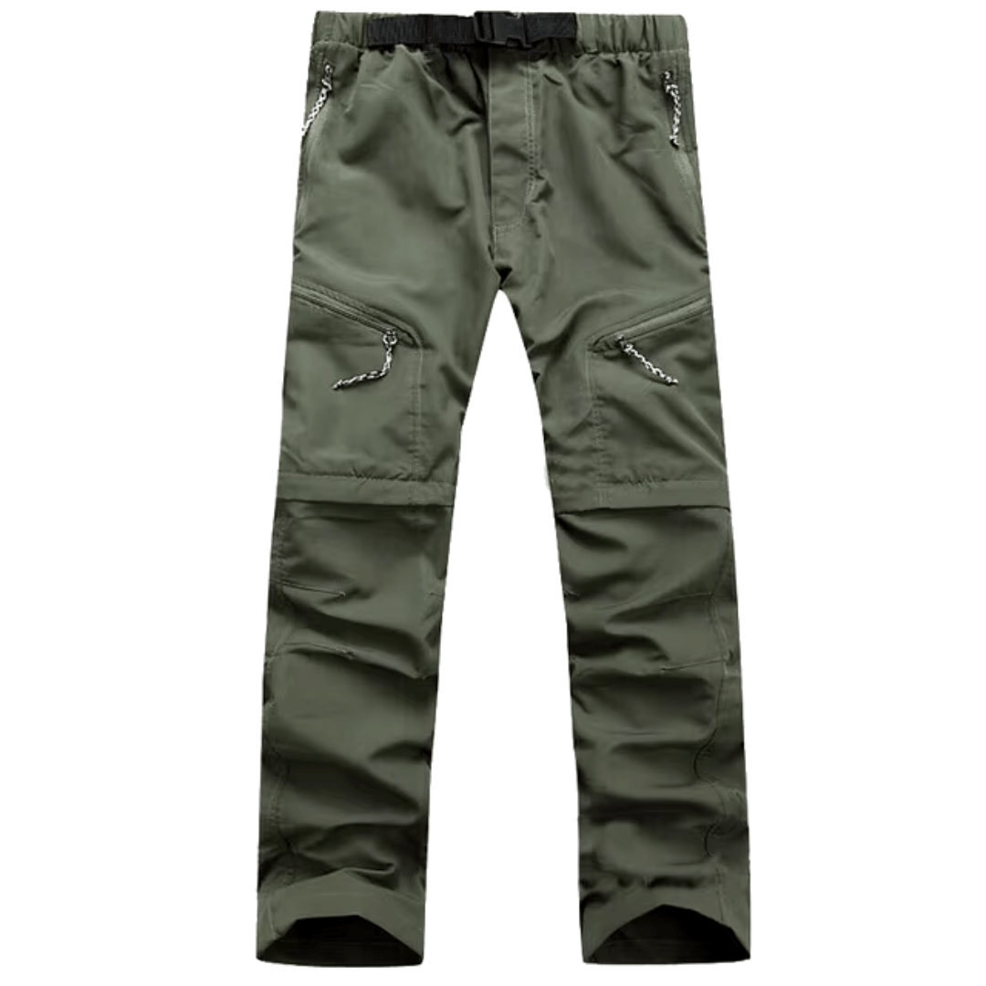 Pantaloni leggeri da uomo per avventura, trekking e campeggio. Robustezza e comfort per attività outdoor.