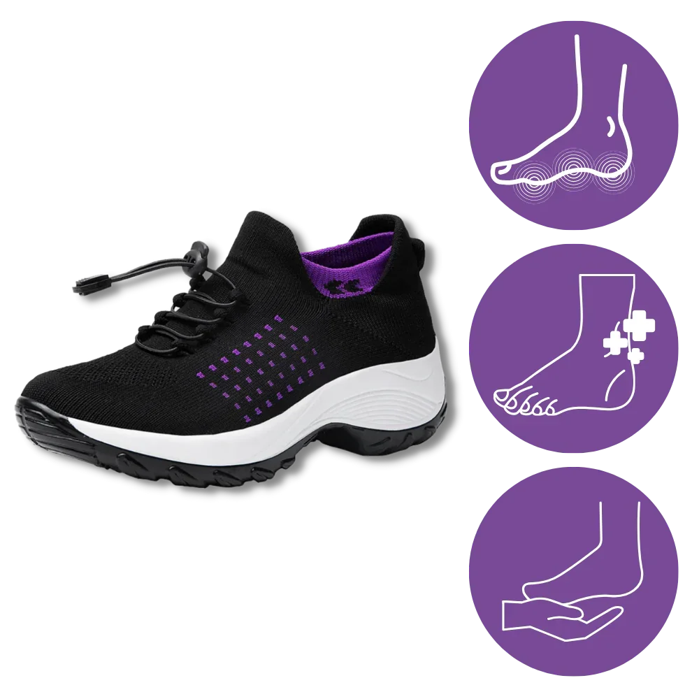 Scarpe ortopediche unisex antiscivolo ammortizzate per sollievo dolore, fascite plantare e supporto arco.