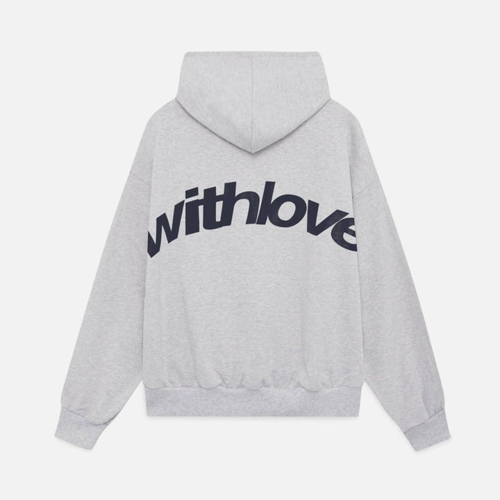 Pullover oversize da uomo con cappuccio, grafica trendy, comfort quotidiano per uno stile casual.