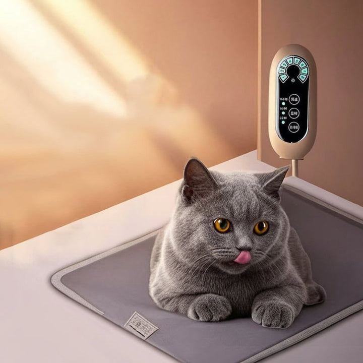 Letto riscaldato per animali domestici, cuccia calda impermeabile per cani e gatti. Pad riscaldante elettrico.