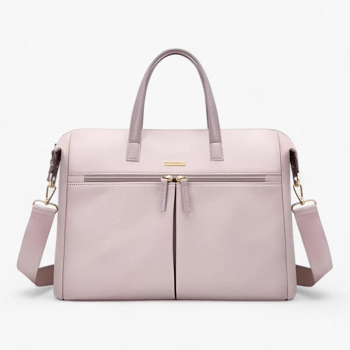 Borsa porta laptop donna nera con tracolla, versatile e pratica per il lavoro e il viaggio, un accessorio indispensabile.