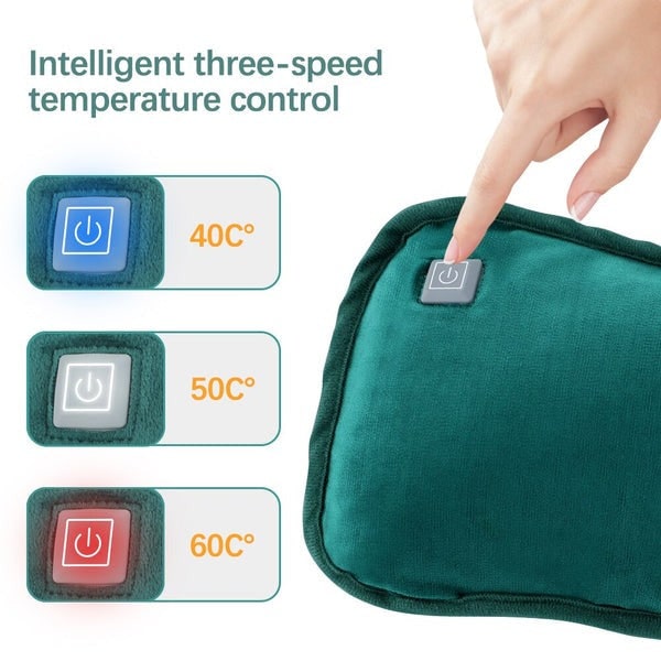 Cuscino riscaldante elettrico per sollievo dolori a collo e spalle; comfort domestico garantito.