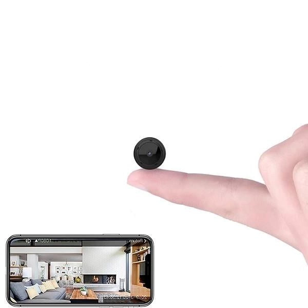 Mini Telecamera WiFi HD per sicurezza casa/ufficio con rilevamento movimento e visione notturna. Sorveglianza discreta.
