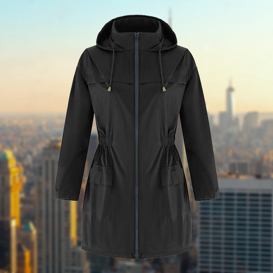 Giacca antipioggia donna durevole e protettiva, impermeabile, perfetta per l'outdoor.