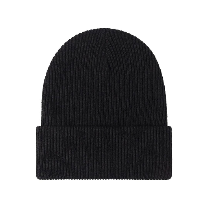 Beanie invernale da uomo in tessuto a costine, perfetto per un look casual e mantenere la testa calda.