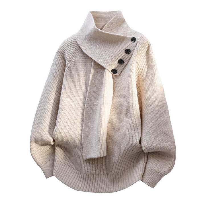 Maglione donna elegante e comodo, perfetto per vestire casual chic in autunno e inverno, un capo essenziale.