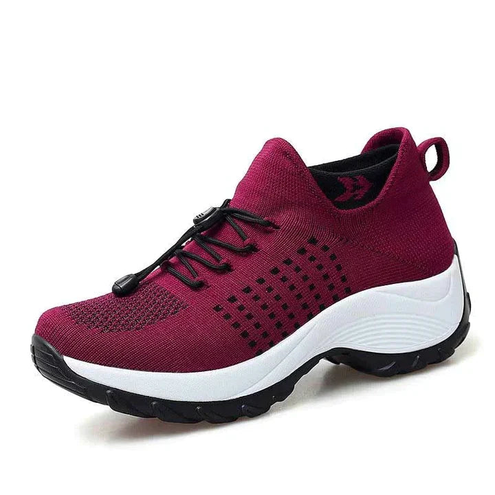 Scarpe comfort unisex con suola ammortizzata e supporto arco per sollievo dolore e postura.