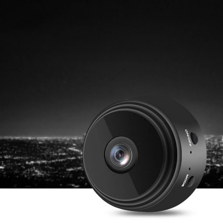 Mini telecamera WiFi 1080P per sorveglianza discreta della casa, con HD e funzionalità smart home.
