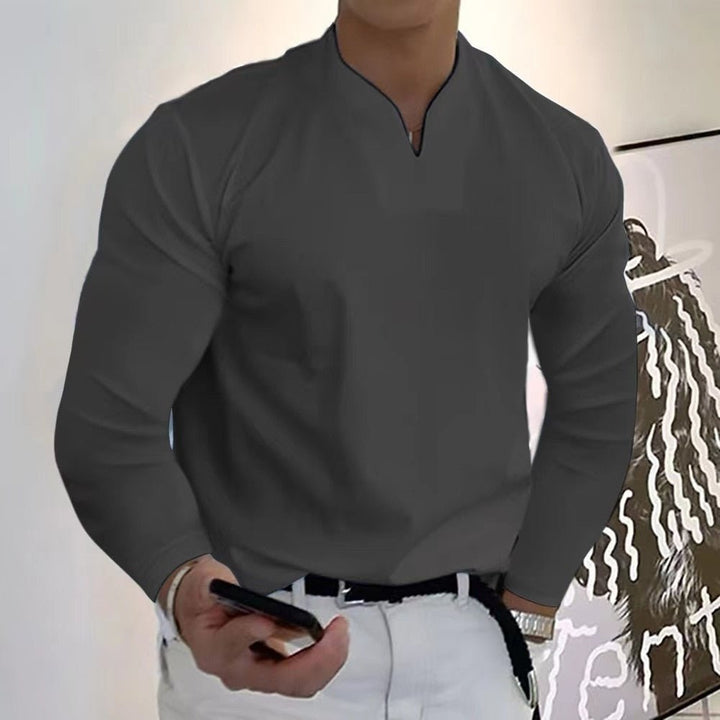 Camicia uomo per estate, traspirante, senza bottoni, leggera, garantisce comfort e freschezza.