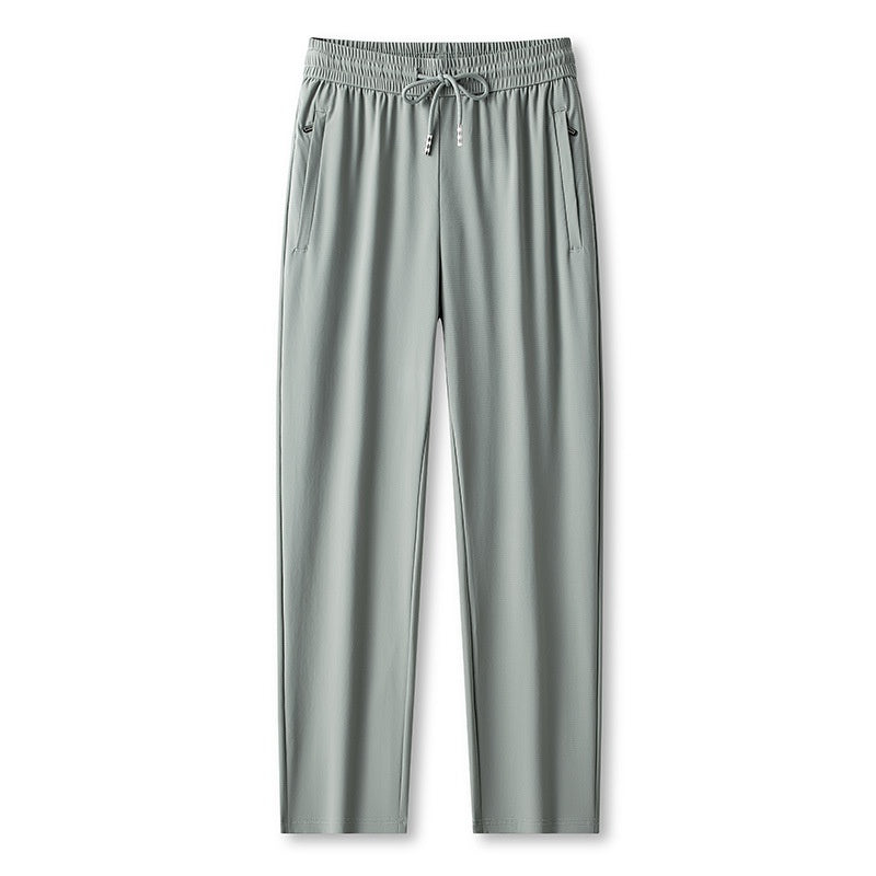 Pantaloni jogging uomo comodi ad asciugatura rapida per sport e tempo libero.