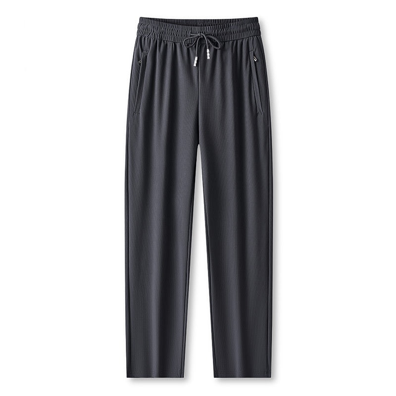 Pantaloni uomo sportivi per jogging, allenamento e viaggio. Tessuto traspirante e asciugatura rapida.