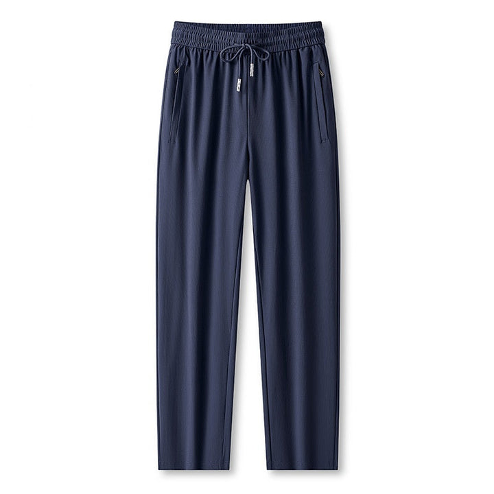Comodi pantaloni uomo per jogging e allenamento. Tessuto morbido e ad asciugatura rapida, perfetti per lo sport.