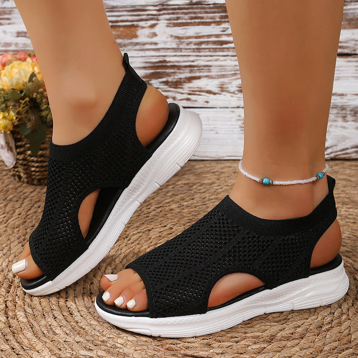 Sandali donna leggeri, perfetti per l'estate, calzature aperte stile casual.