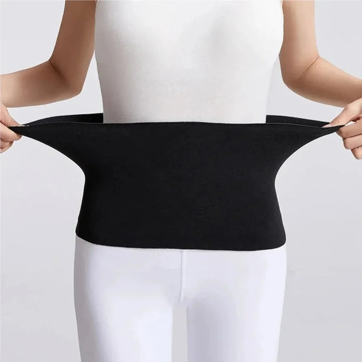 Fascia lombare scaldareni elastica senza cuciture, offre supporto schiena e calore. Ideale per abbigliamento intimo.