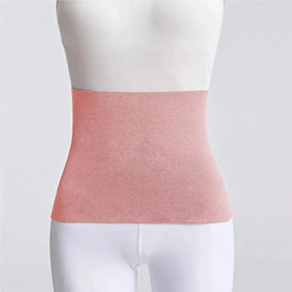 Fascia lombare elastica unisex con scaldareni, per sport o abbigliamento intimo. Dona supporto e calore alla schiena.