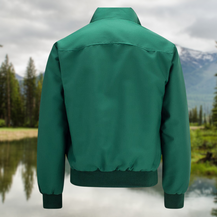 Abbigliamento uomo: giacca casual multistrato, stile moderno e autunnale.