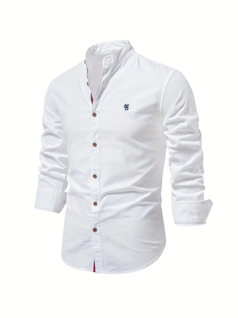 Camicia uomo elegante e casual, perfetta per un look smart-casual. Moda primavera estate.
