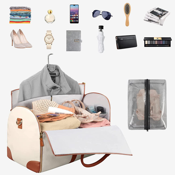 Borsa porta abiti unisex pratica e comoda, perfetta per viaggi e organizzazione abiti in ogni occasione.