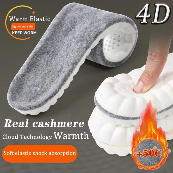 Solette termiche unisex per comfort invernale, offrono calore, ammortizzazione e supporto arco plantare.