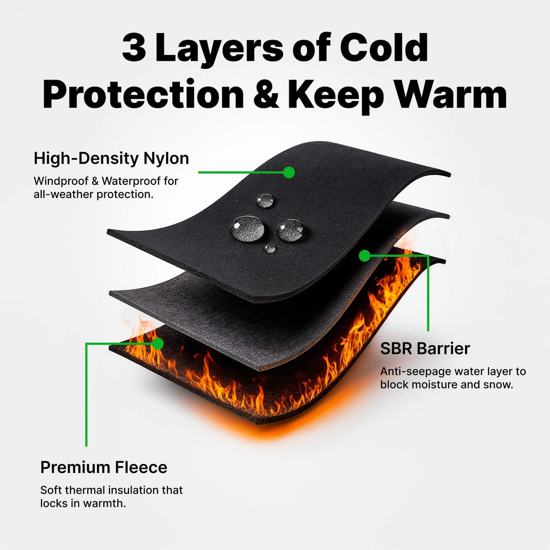 Guanti da sci invernali da donna, con touchscreen e cerniera, ideali per comfort e calore.