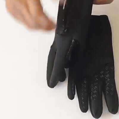 Guanti termici donna touchscreen per ciclismo e attività outdoor invernali. Con pratico zip.
