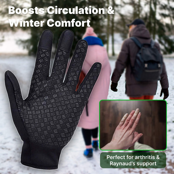 Abbigliamento riscaldato: guanti termici da donna per sci e ciclismo, con touchscreen.