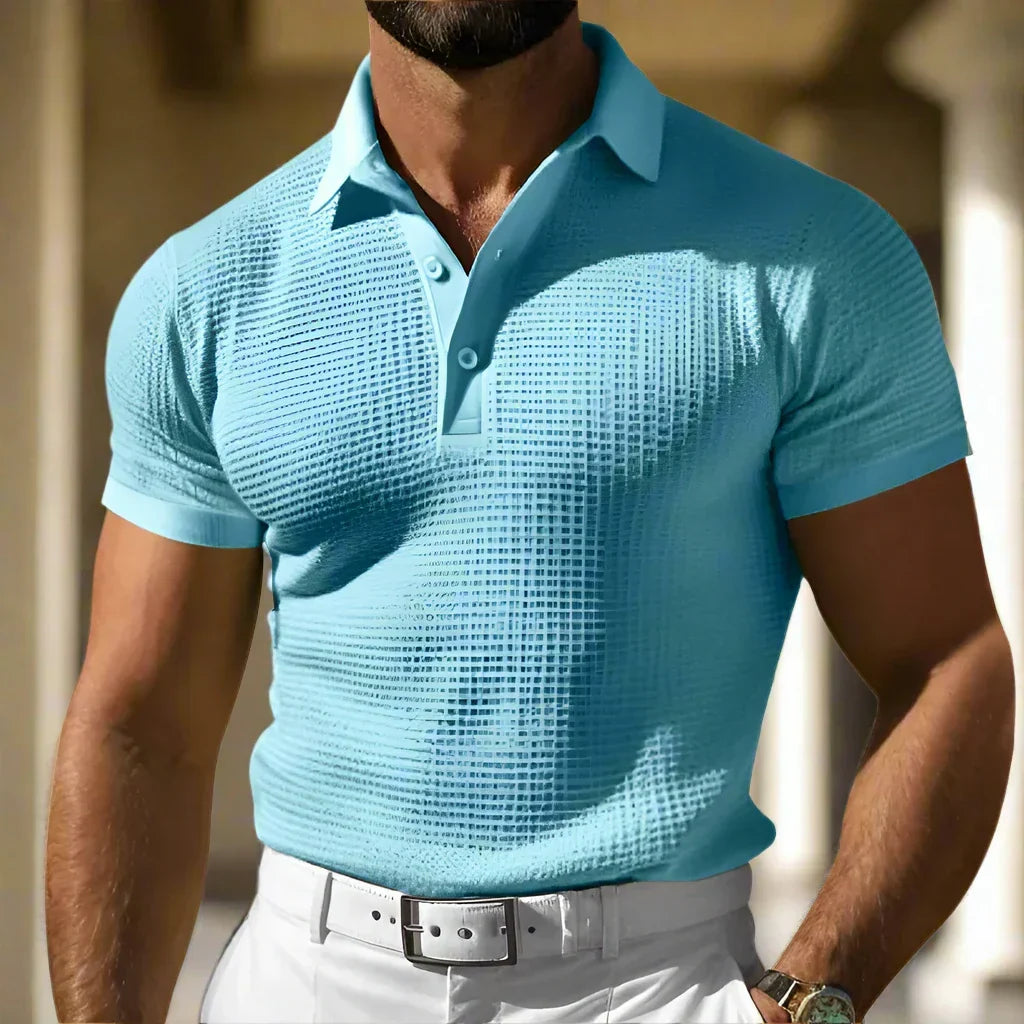 Camicia moda uomo, traspirante ed elegante. Un capo essenziale per un look raffinato e confortevole.