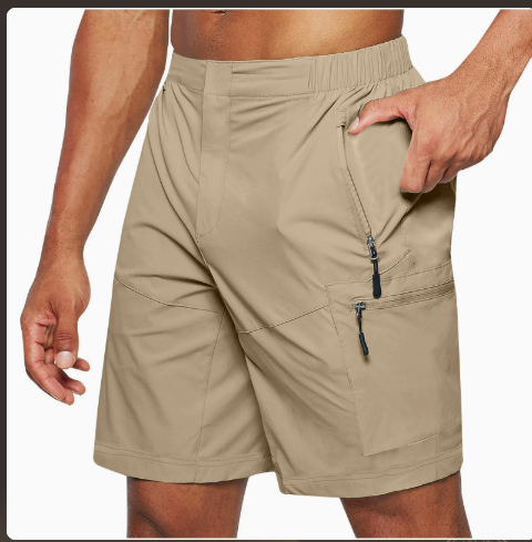 Shorts uomo elasticizzati e leggeri, perfetti per la spiaggia, il viaggio o il relax estivo. Massima comodità.