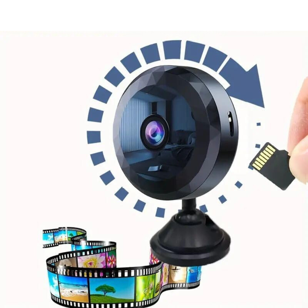 Telecamera sicurezza casa WiFi HD 1080P, per monitoraggio affidabile e protezione ambienti interni.