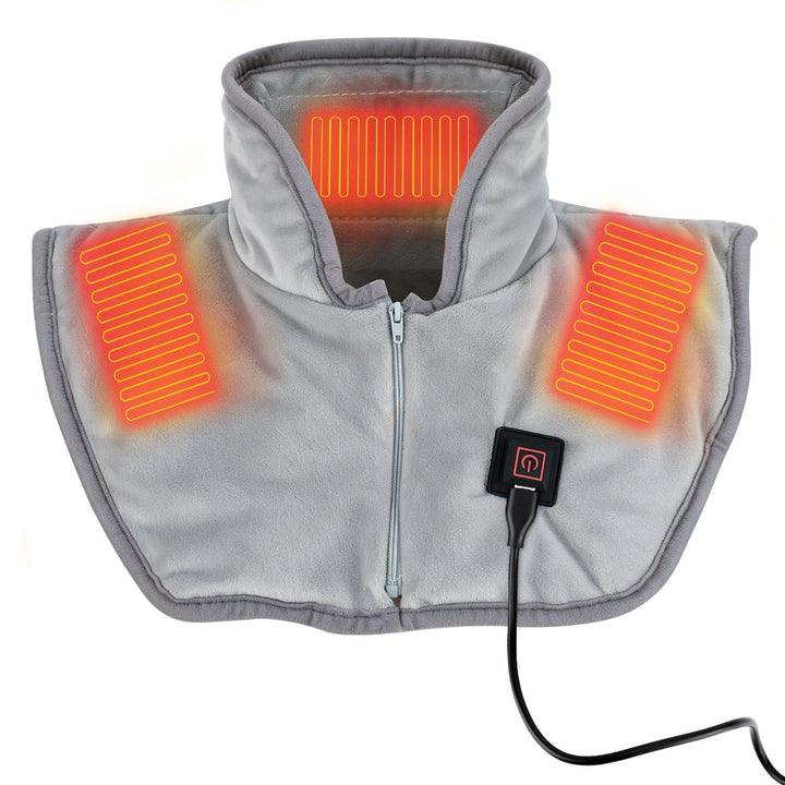 Scaldacollo e spalle unisex elettrico per benessere e relax, con connessione USB.