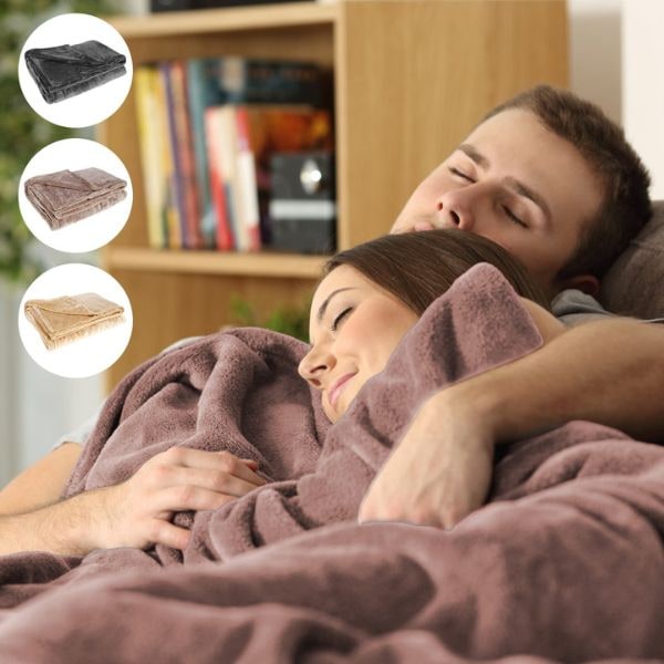 Coperta riscaldata USB per comfort in ufficio, divano o viaggio. Facile da usare e riscaldare istantaneamente.
