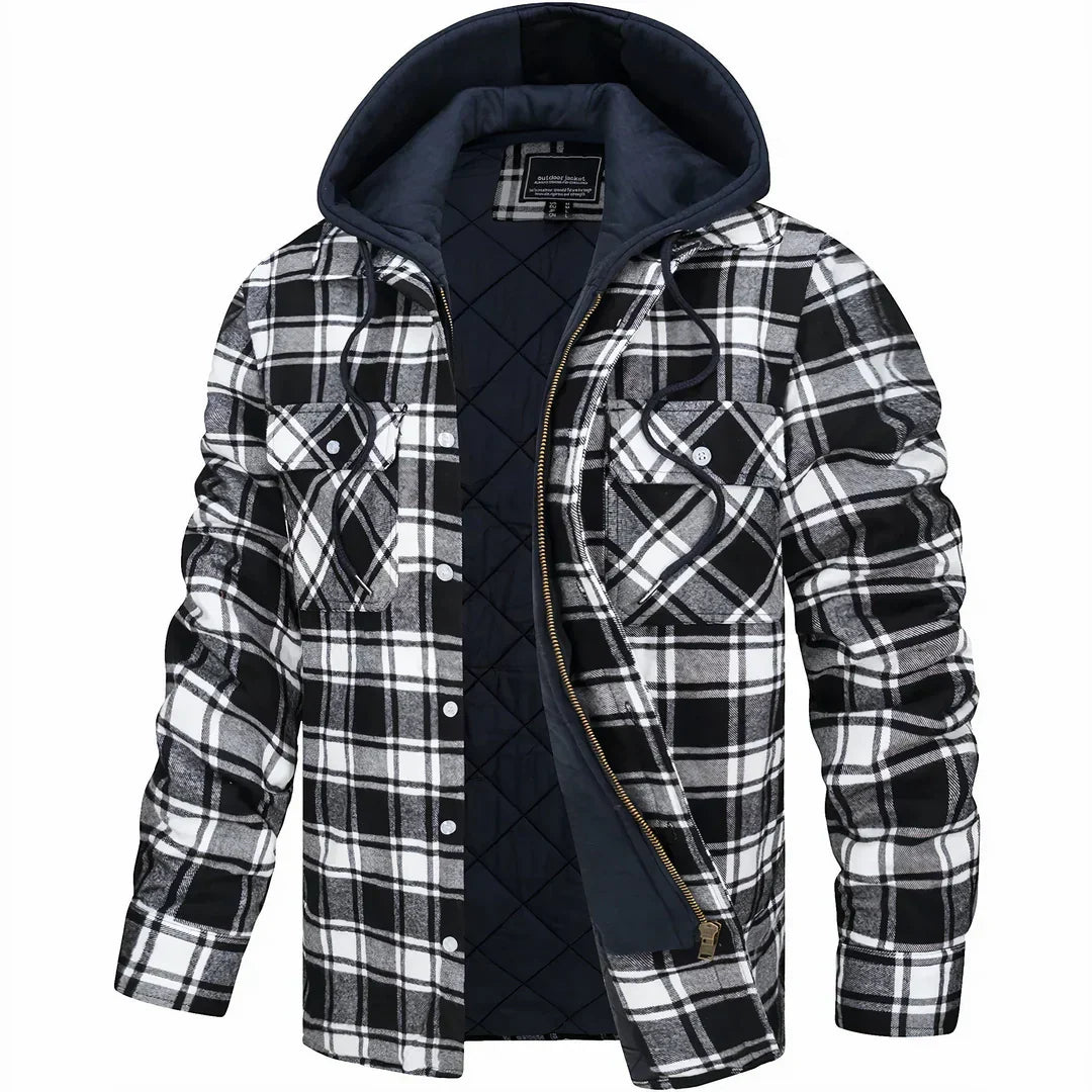 Giacca uomo autunnale calda, stile casual-elegante, per comfort quotidiano e versatilità maschile.