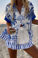 White and Blue