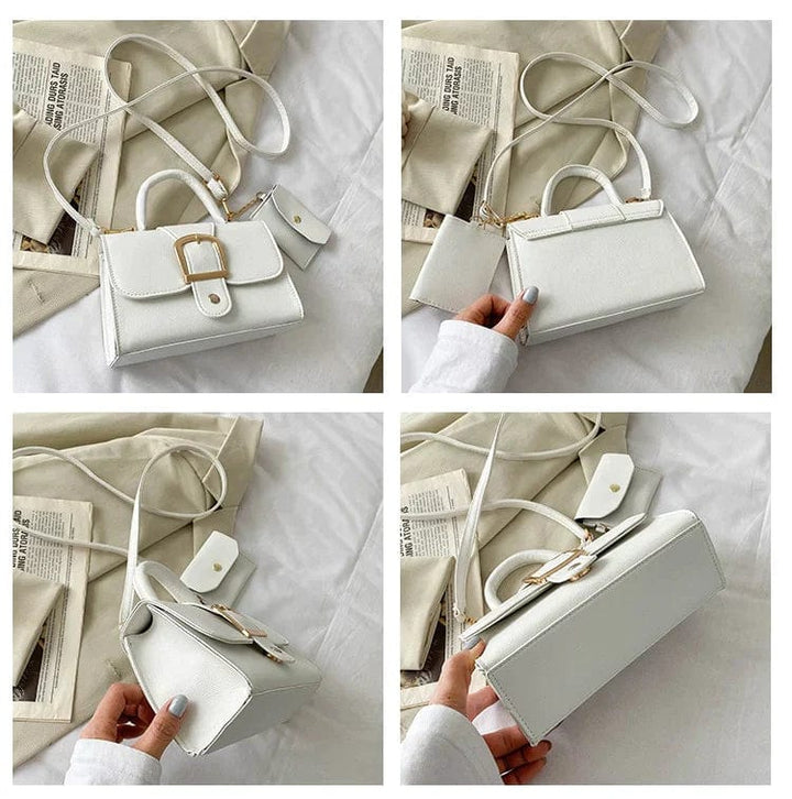 Borsetta mini donna con portamonete, tracolla removibile. Perfetta per l'essenziale, look moderno.