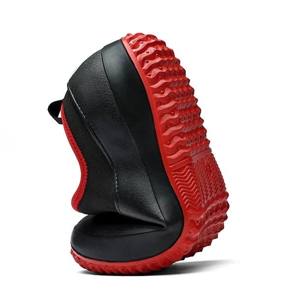 Scarpe da giardinaggio uomo protettive, antiscivolo e impermeabili, facili da indossare per il prato.