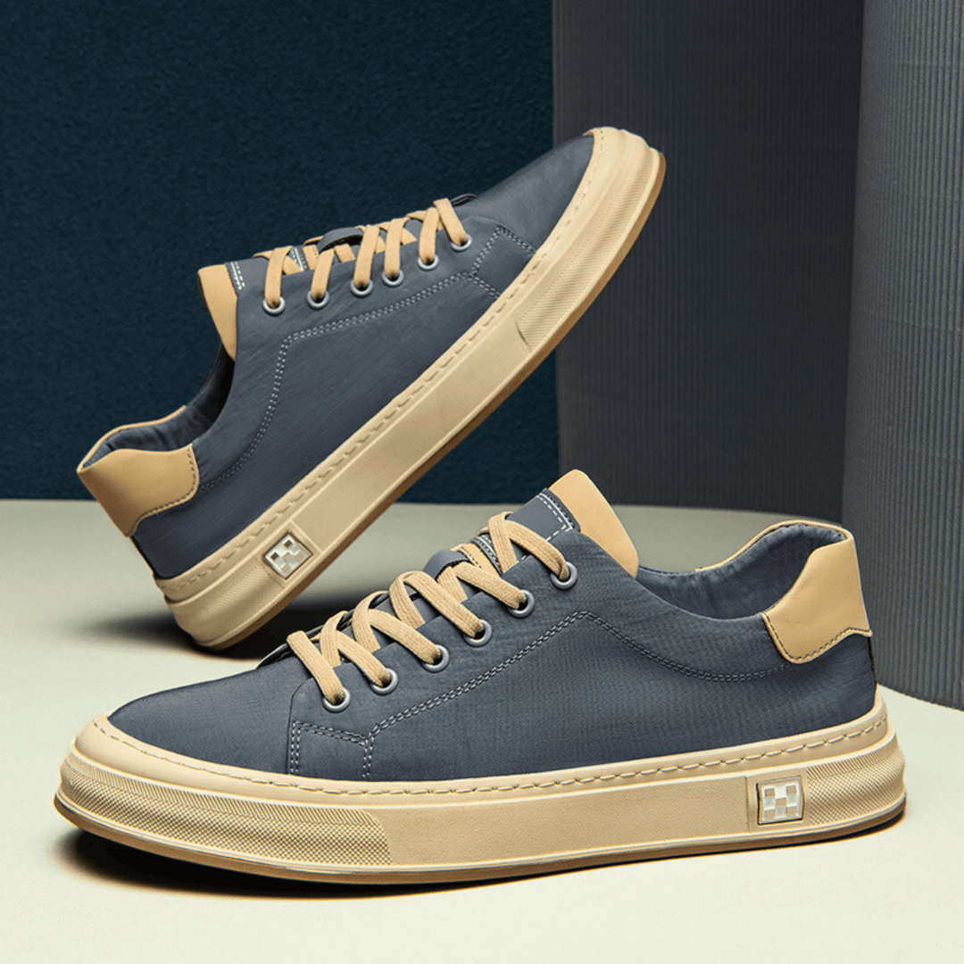 Sneakers da uomo traspiranti, mantengono i piedi freschi e offrono un comfort eccezionale, perfette per la moda.