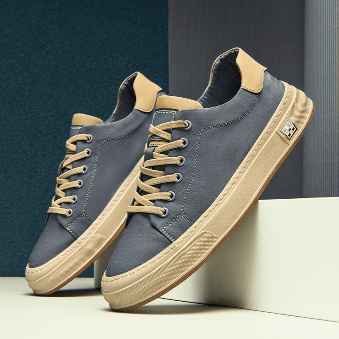 Comfort quotidiano garantito con queste sneakers uomo basse, ammortizzate e traspiranti per ogni attività.