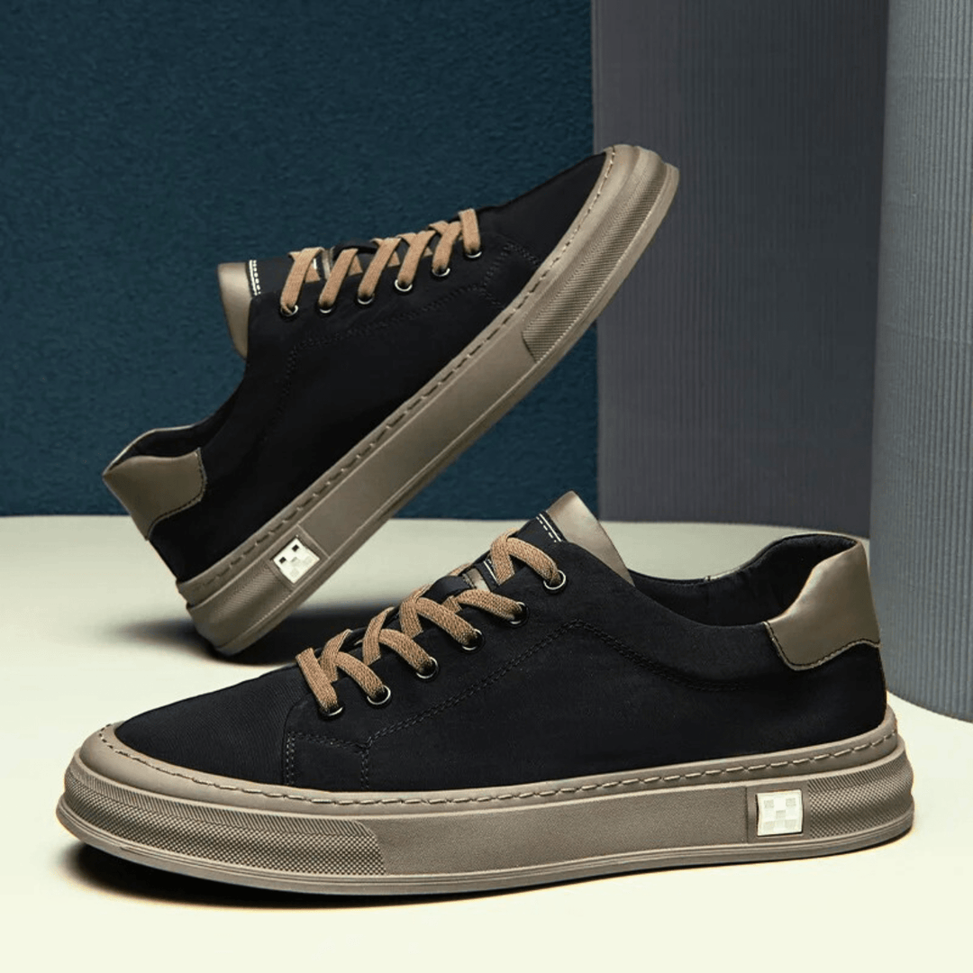 Sneakers uomo basse per un comfort duraturo, con materiali traspiranti e suola ammortizzata per ogni passo.