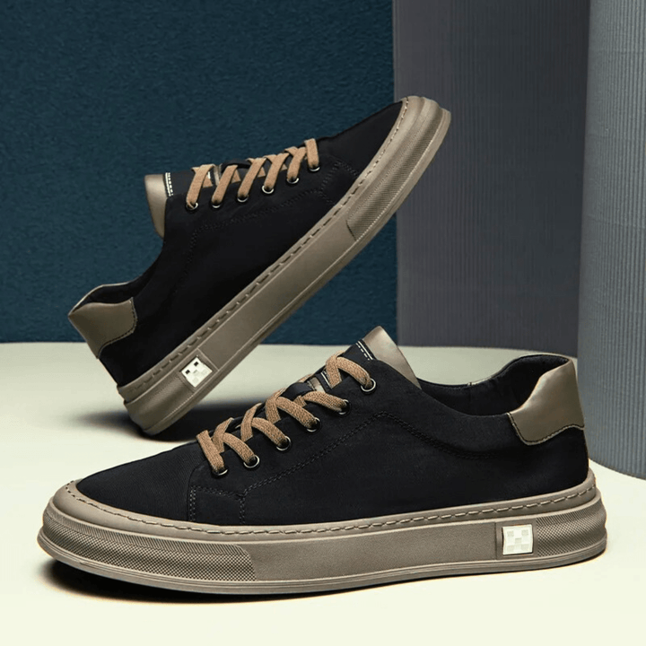 Sneakers uomo basse per un comfort duraturo, con materiali traspiranti e suola ammortizzata per ogni passo.